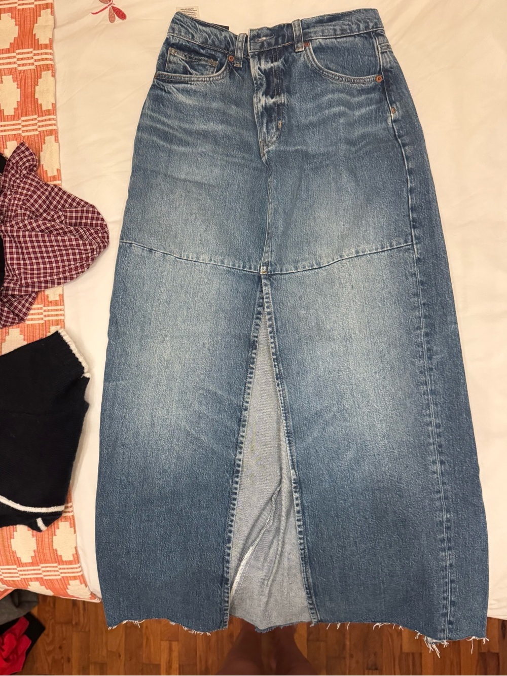 Reformation Denim Skirt